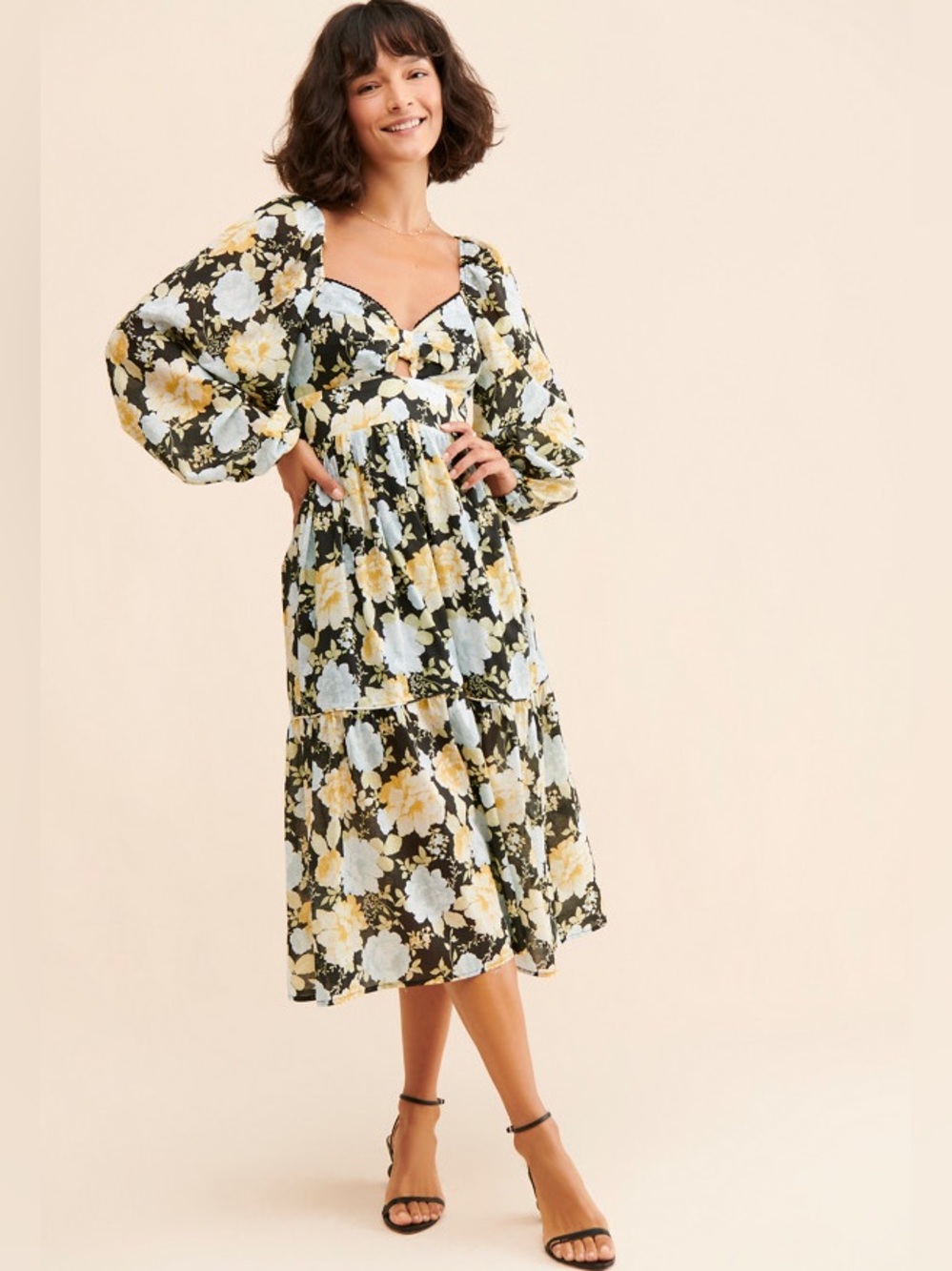 We Are Kindred Isabella Floral Midi Dress